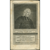 Antoine Pluche, Prêtre, né à Rheims le 12 sept. 1688, mort à la Varenne S Maur le 19 oct. 1761.