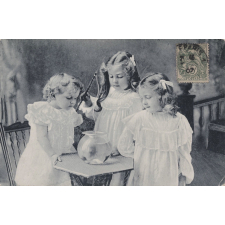 Les Fillettes et le poisson rouge.