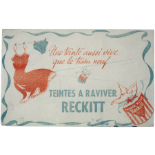 Buvard publicitaire. Teinte à raviver Reckitt