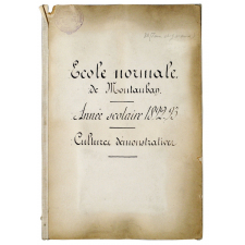 Ecole normale de Montauban, Cultures démonstratives. 
