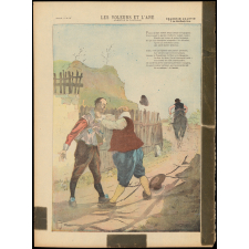 Les Voleurs et l'Ane. (Fable de La Fontaine).