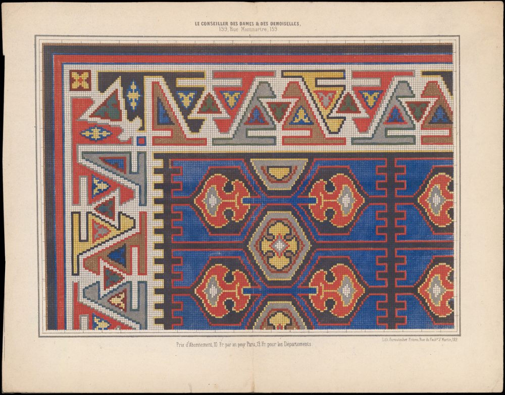 Modèle de tapisserie. 