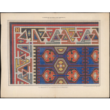 Modèle de tapisserie. 