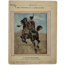 L'Armée Allemande. Major des hussards rouges de Ziethen (3e régiment) - Récits patriotiques sur la guerre de 1870-71. N°44.