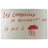 Les Commissions se réunissent ici.