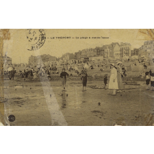 173 - Le Tréport - La plage à marée basse.