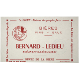 Buvard publicitaire. Bières Bernard-Ledieu.
