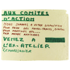 Aux Comités d'Action - Nous sommes à votre disposition.
