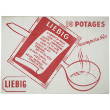 Buvard publicitaire. Liebig. 10 potages incomparables.