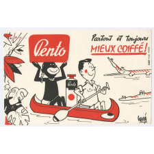 Buvard publicitaire. Pento. Partout et toujours bien coiffé!