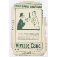 Buvard publicitaire. Vieille Cure. La Gloire des Grandes Liqueurs Françaises. Grand' Mère.