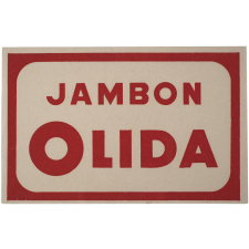 Buvard publicitaire. Jambon Olida.