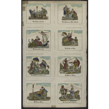 Contes de Madame d'Aulnay. Planche de l'imagerie de Lille. 