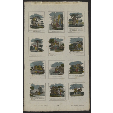 Robinson Crusoé. Planche de l'imagerie de Lille.