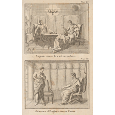 Scènes de la vie d'empereurs romains.