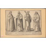 Costumes de différents ordres monastiques. 