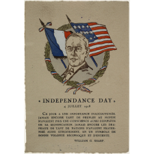 Bon point patriotique - La patrie à l'école - Independance Day