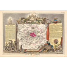 Atlas national illustré. Dépt de la Seine. Région du Nord n°72.