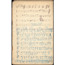 Cahier de musique. 