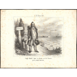 Le 24 Février 1848. Congé définitif donné au dernier roi des Français, par le peuple souverain.