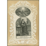 Image religieuse. Sainte Ursule.