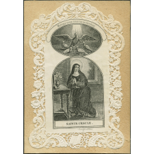 Image religieuse. Sainte Ursule.