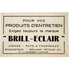 Buvard publicitaire. Brill - Eclair.