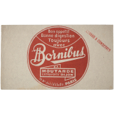 Buvard publicitaire. Moutarde Bornibus.