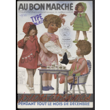 Au Bon Marché, Paris. Jouets, étrennes.
