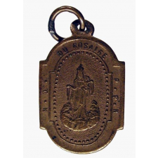 Médaille religieuse à l'effigie de Notre-Dame de Prouille.