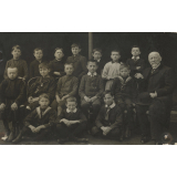 Photo de classe - Ecole communale de la rue Hocheporte - 1911-1912 - Liège. 