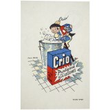 Buvard publicitaire. Crio. Prodigieux pour toutes lessives.