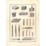 Gravure, en Cachet.