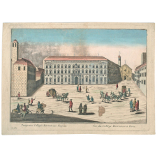 Vüe du collège Borromée a Pavie. Prospecus Collegii Borromaei Papiae.