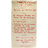 Comité d'Action de l'I.P.N. - Réunion du 25 juin 1968.