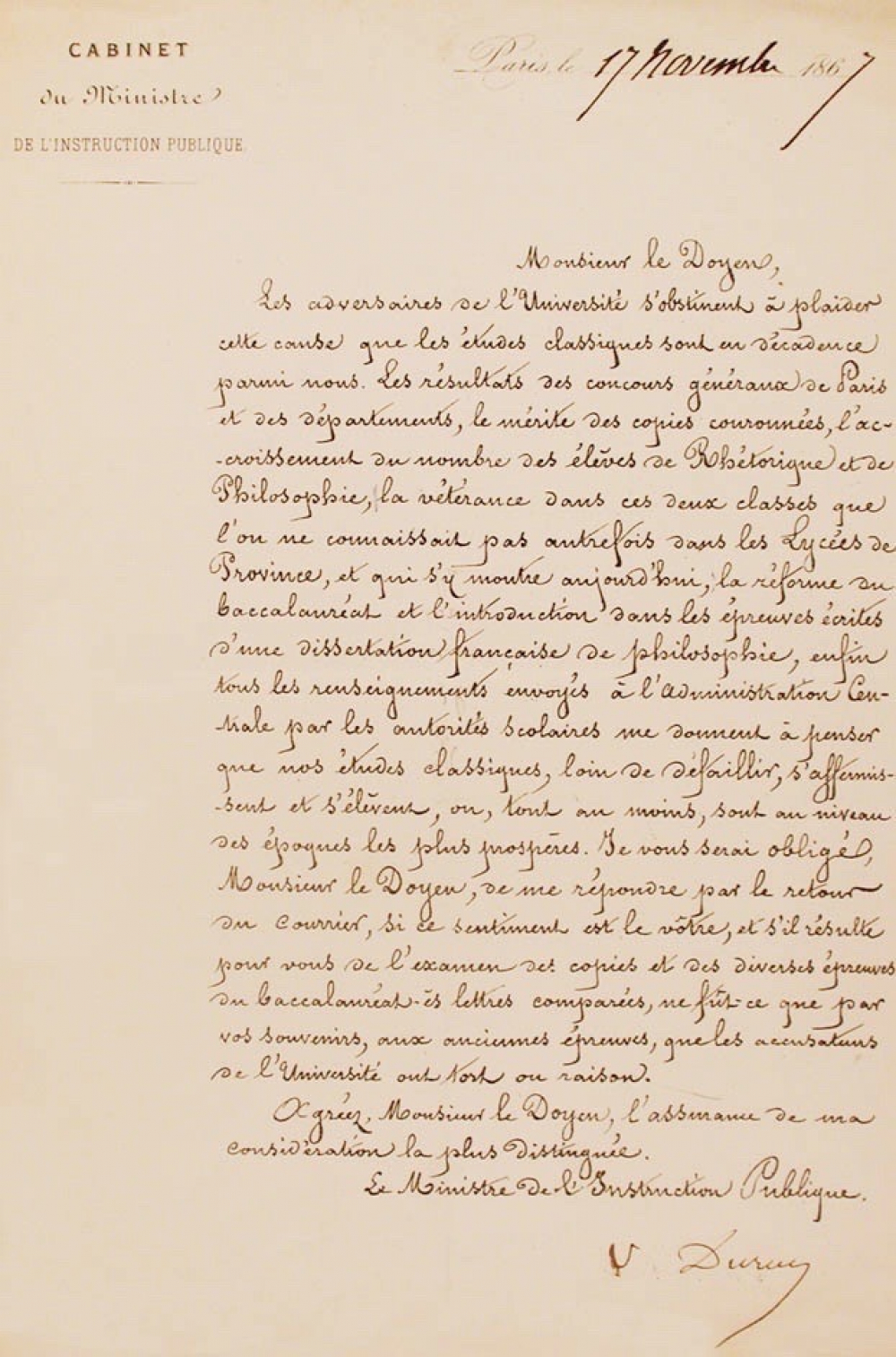 Lettre-circulaire. 
