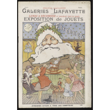 Grands magasins aux Galeries Lafayette, Paris. Étrennes.