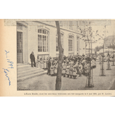 L'Ecole Braille, dont les nouveaux bâtiments ont été inaugurés le 9 mai 1899, par M. Loubet.