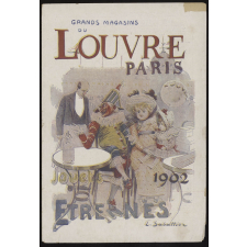 Grands magasins du Louvre, Paris. Étrennes 1902.