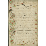 Calligraphie néerlandaise. 
