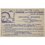 Buvard publicitaire. Ménagère moderne. Maison Boitelle-Bouillot.