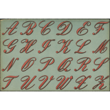 Alphabet calligraphié. 