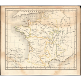 France à la fin du règne de Charles V, dressée par A.M. Perrot Pour servir à l'Histoire des Ducs de Bourgogne par Mr de Barante.