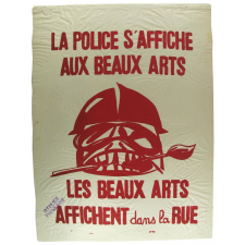 La Police s'affiche aux Beaux-Arts - Les Beaux-Arts affichent dans la rue.