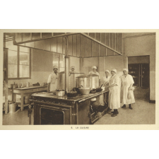 Ecole de plein air permanente - Ville de Mulhouse - Pfastatt (Haut-Rhin) - La cuisine.