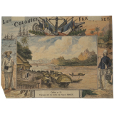 Paysage sur les bords du Fleuve rouge - Les colonies françaises n°31.