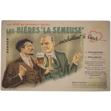 Buvard publicitaire. Bières La Semeuse ensoleillent le cœur.
