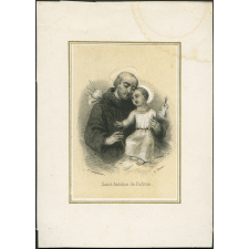 Image religieuse. Saint Antoine de Padoue.