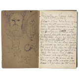 Cahier de brouillon. 