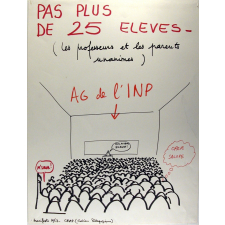 Pas plus de 25 élèves.